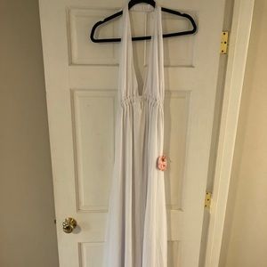 “Show Me Your Mumu” Backless Floor-Length Dress
